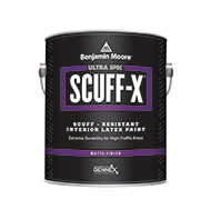 Fink's Paint Store Award-winning Ultra Spec® SCUFF-X® is a revolutionary, single-component paint which resists scuffing before it starts. Built for professionals, it is engineered with cutting-edge protection against scuffs.boom