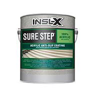 Fink's Paint Store Sure Step Acrylic Anti-Slip Coating provides a durable, skid-resistant finish for interior or exterior application. Imparts excellent color retention, abrasion resistance, and resistance to ponding water. Sure Step is water-reduced which allows for fast drying, easy application, and easy clean up.

High traffic resistance
Ideal for stairs, walkways, patios & more
Fast drying
Durable
Easy application
Interior/Exterior use
Fills and seals cracksboom